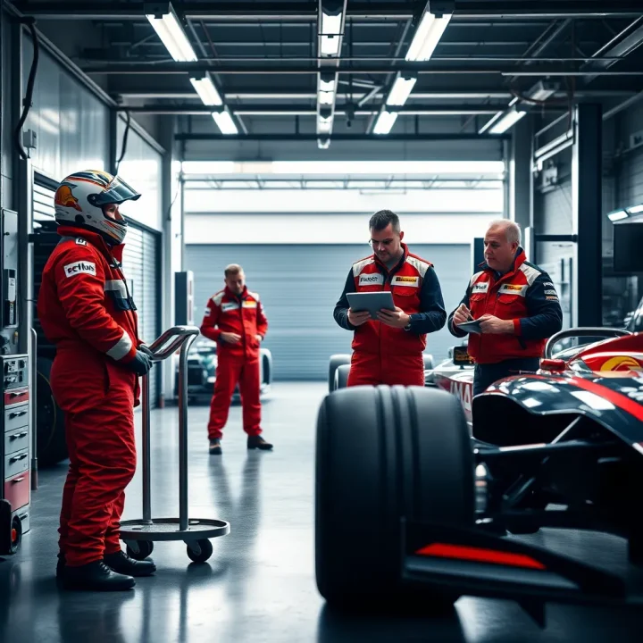 Quels sont les rôles dans une équipe de sport automobile