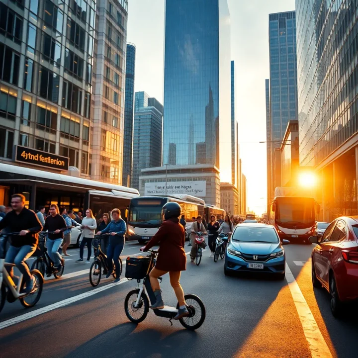 L&rsquo;évolution des habitudes de déplacement en milieu urbain